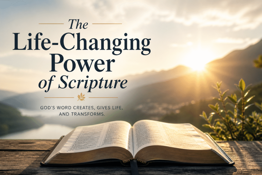 the life changing power of scripture